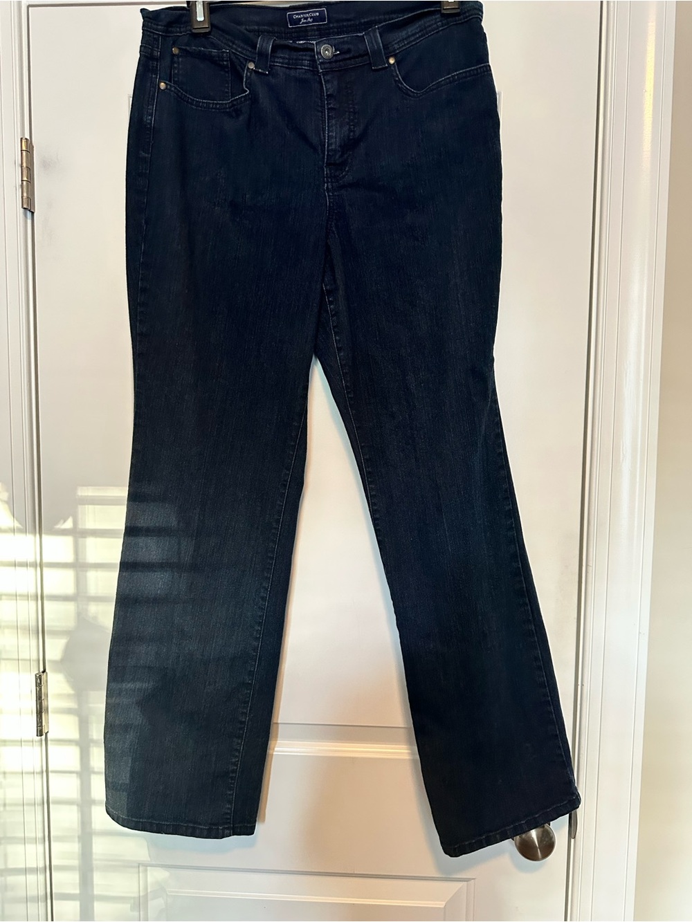 Charter Club Curvy Bootcut Jeans - Dark Blue